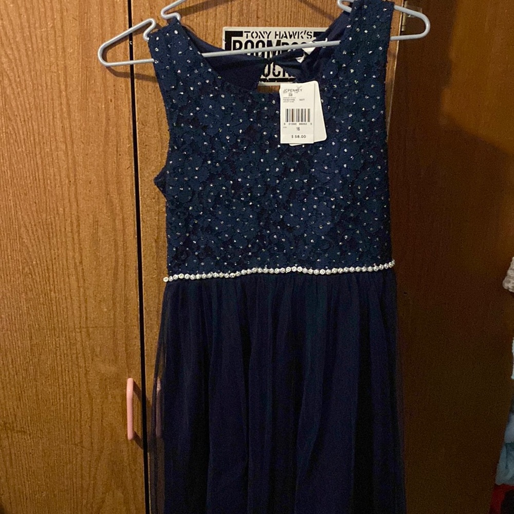 JcPenny navy dress